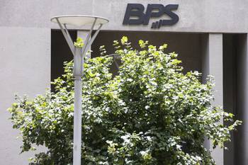 Banco de Previsión Social, en Montevideo (archivo). · Foto: Ernesto Ryan