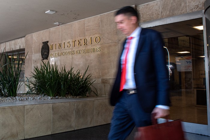 Ministerio de Relaciones Exteriores (archivo, enero de 2024). · Foto: Martín Varela Umpiérrez