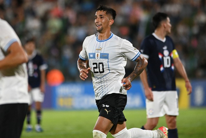 Cristian Olivera, en el estadio Centenario. Foto: Alessandro Maradei (archivo, enero de 2024)
