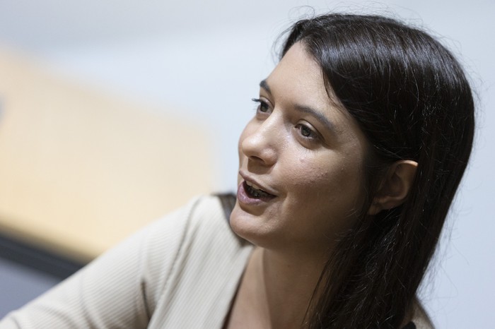 Julieta Sierra (archivo, enero de 2024). · Foto: Camilo dos Santos