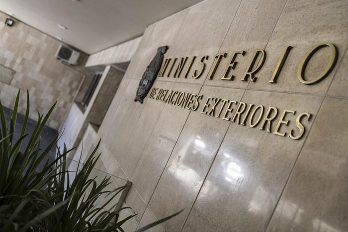 Ministerio de Relaciones Exteriores, en Montevideo. · Foto: Ernesto Ryan