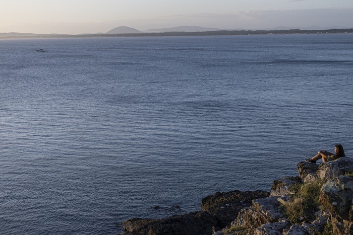 Vista del océano Atlántico desde Punta Ballena, departamento de Maldonado. · Foto: Ernesto Ryan