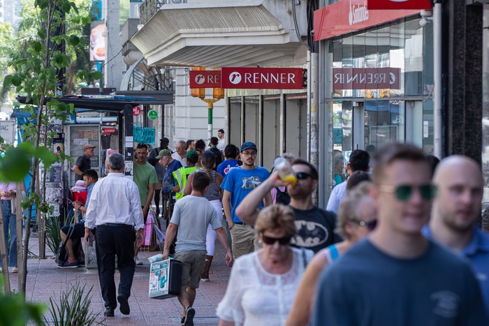 Avenida 18 de Julio de Montevideo (archivo). · Foto: Rodrigo Viera Amaral