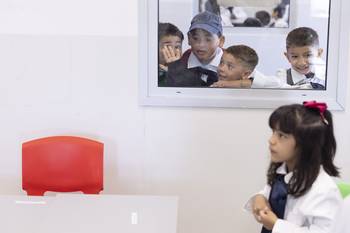 Escuela de tiempo completo 405, en Punta de Rieles (archivo, marzo de 2024). · Foto: Ernesto Ryan