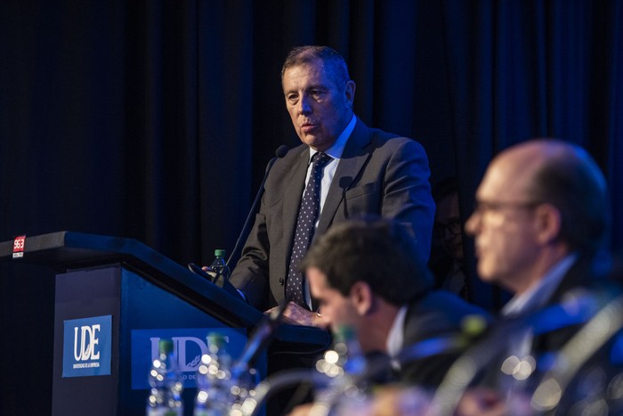 Gabriel Oddone, el 28 de Octubre, en el hotel Radisson Victoria Plaza. Foto: Diego Vila · Foto: Diego Vila