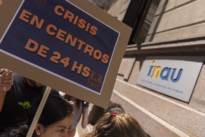 Sindicato Único de Trabajadores y Trabajadoras de INAU (Suinau) · Foto: Ernesto Ryan