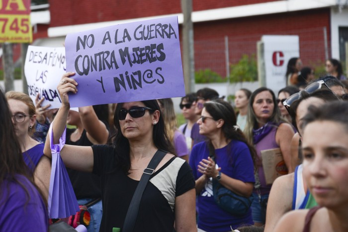 Marcha del 8M en Maldonado (archivo, marzo de 2024). · Foto: Natalia Ayala