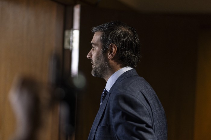 Nicolás Martinelli, en el Parlamento.(archivo, 2024) · Foto: Ernesto Ryan