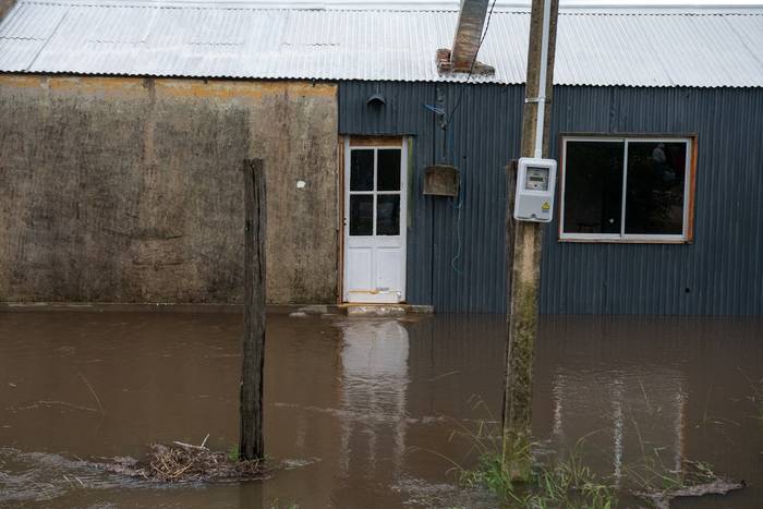 Inundaciones en Nueva Helvecia (archivo, marzo de 2024). · Foto: Ignacio Dotti