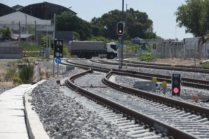 Obras del Ferrocarril Central. Foto: Alessandro Maradei (archivo, marzo de 2024)