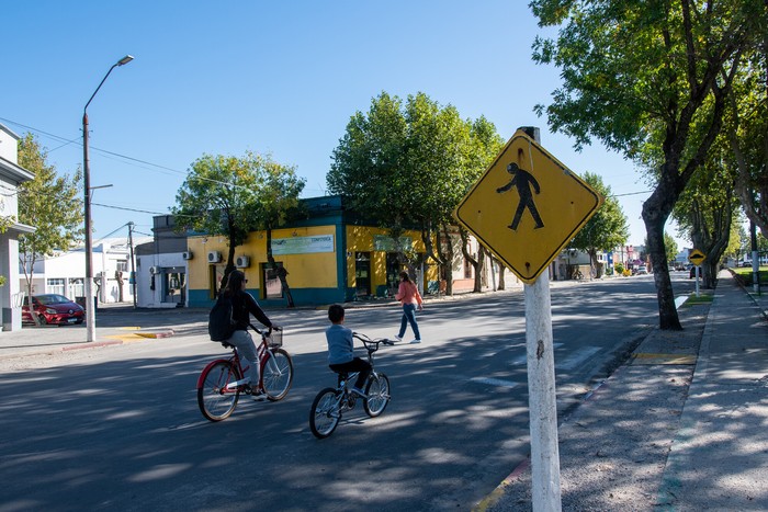 Centro de Tarariras, Colonia (archivo, abril de 2024). · Foto: Ignacio Dotti