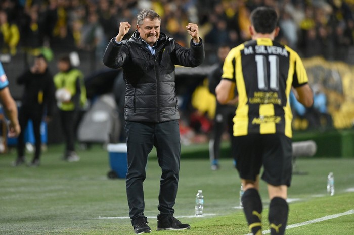 Diego Aguirre, entrenador de Peñarol. · Foto: Alessandro Maradei