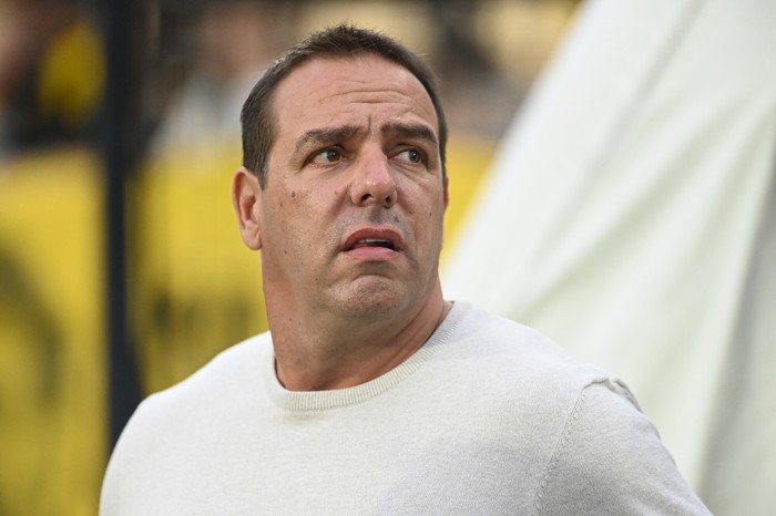 Ignacio Ruglio, en el estadio Campeón del Siglo (archivo, abril de 2024). · Foto: Alessandro Maradei