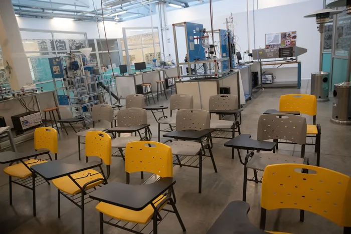 Salón de clase de la UTEC (archivo).