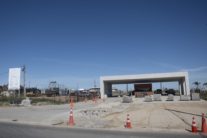 Obra en el barrio La Juana (archivo, abril de 2024). · Foto: Mara Quintero