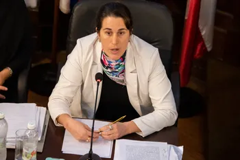 Soledad Pérez, en la Junta Departamental de Colonia (archivo). · Foto: Ignacio Dotti