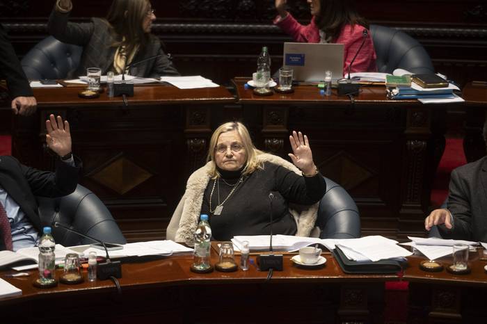 Senadora del Partido Nacional Graciela Bianchi. · Foto: Mara Quintero