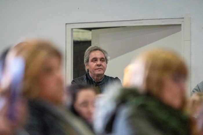 Darío Brugman, durante un acto en Rosario (archivo, mayo de 2024). · Foto: Ignacio Dotti