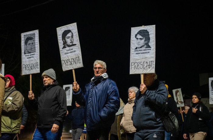 Marcha del Silencio en Juan Lacaze (archivo, 2024). · Foto: Ignacio Dotti