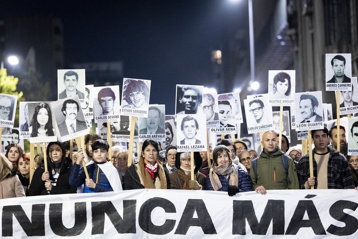 Marcha del Silencio, el 20 de mayo, en Montevideo. · Foto: Camilo dos Santos