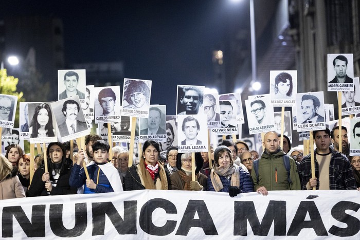 Marcha del Silencio (archivo, mayo de 2024). · Foto: Camilo dos Santos