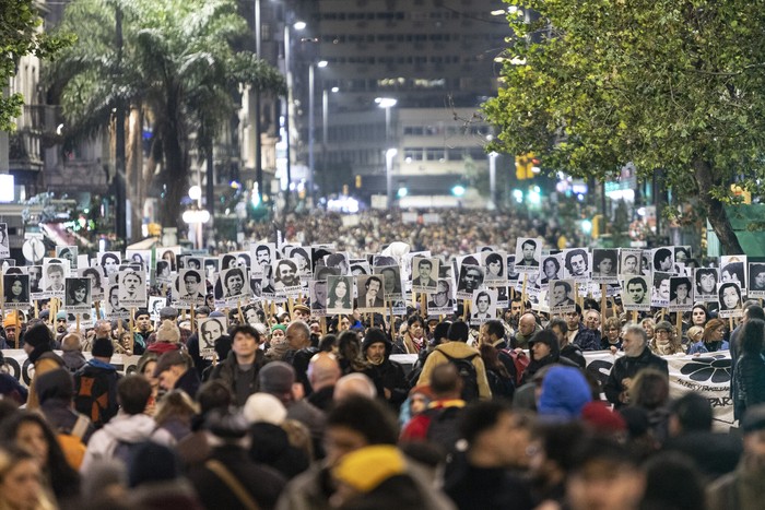 Marcha del Silencio en Montevideo (archivo, mayo de 2024). · Foto: Camilo dos Santos