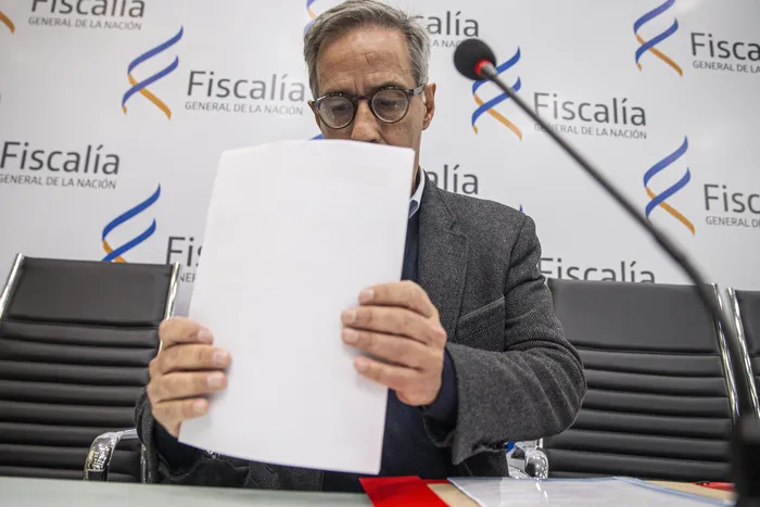 Ricardo Perciballe, en fiscalía. · Foto: Ernesto Ryan