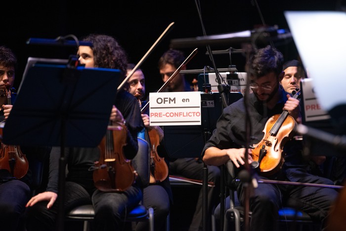 Concierto de la Orquesta Filarmónica de Montevideo con Luciano Supervielle, el 12 de junio, en el teatro Solís. Foto: Gianni Schiaffarino