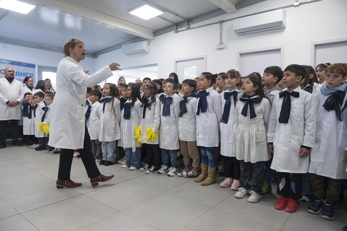 Escuela 408 de tiempo completo en el barrio Vila García (archivo, junio de 2024). · Foto: Alessandro Maradei