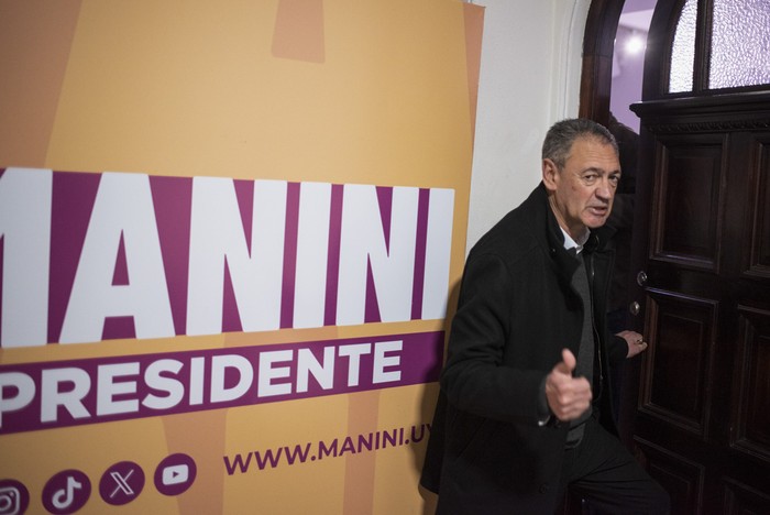 Eduardo Radaelli en la sede central de Cabildo Abierto, (archivo, junio de 2024). · Foto: Gianni Schiaffarino