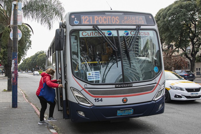 Transporte urbano en Montevideo. (archivo, julio de 2024) · Foto: Rodrigo Viera Amaral
