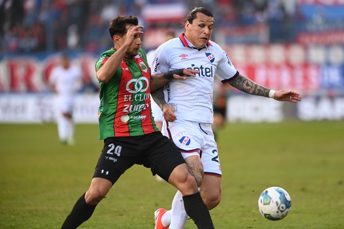 Federico Santander, de Nacional, durante un partido por el Torneo Intermedio (archivo, julio de 2024). · Foto: Alessandro Maradei