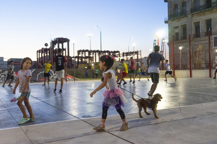 Plaza de deportes Nº 1, de Ciudad Vieja (archivo). · Foto: Mariana Greif