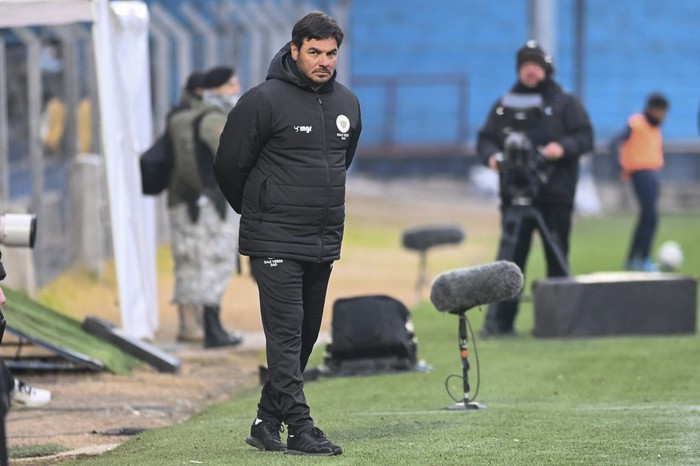 Damián Santín, entrenador de Colón FC. (archivo, julio de 2024) · Foto: Alessandro Maradei