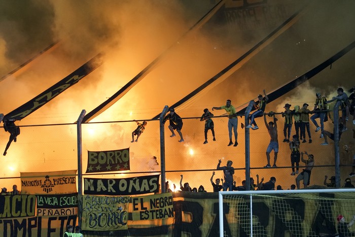 Hinchada de Peñarol (archivo). · Foto: Mariana Greif