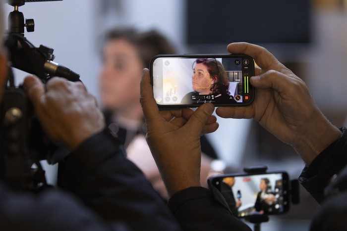 Macarena Rubio durante una rueda de prensa (archivo, julio de 2024). · Foto: Ernesto Ryan