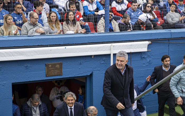 El presidente de Nacional, Alejandro Balbi, en el Gran Parque Central (archivo, julio de 2024). · Foto: Rodrigo Viera Amaral