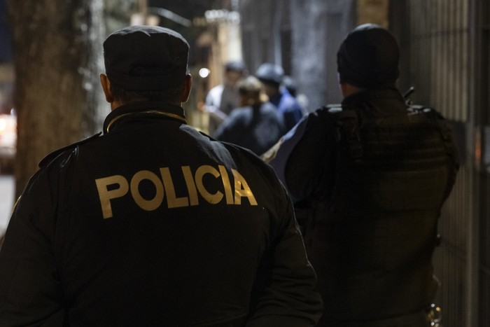 Operativo policial en Cerrito de la Victoria (archivo, agosto de 2024). · Foto: Rodrigo Viera Amaral