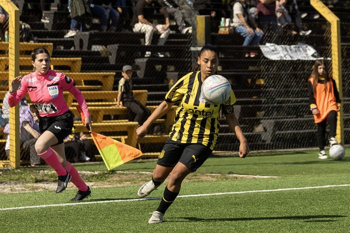 Wendy Carballo, de Peñarol, durante un partido por la fecha cuatro, en el estadio Las Acacias (archivo, setiembre de 2024). · Foto: Rodrigo Viera Amaral