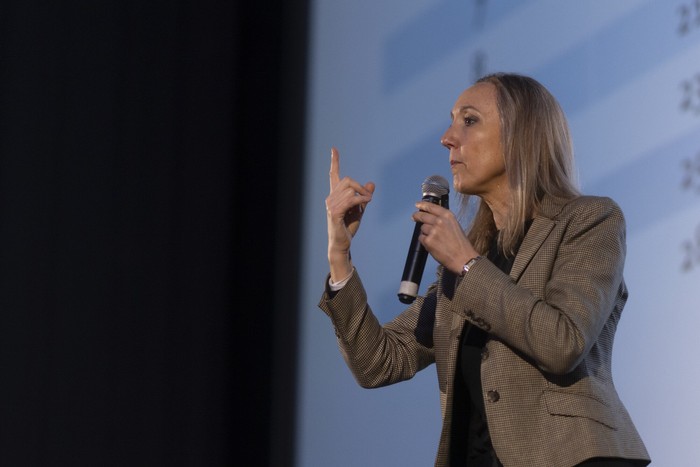 Barbara Mainzer, directora ejecutiva de la Asociación de Bancos Privados del Uruguay. · Foto: Ernesto Ryan