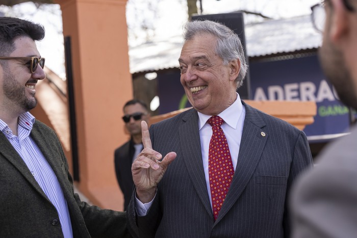 Fernando Mattos, durante la ceremonia de clausura de la Expo Prado 2024. · Foto: Rodrigo Viera Amaral