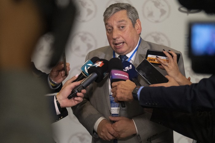 Carlos Enciso, en Buenos Aires. · Foto: Alessandro Maradei