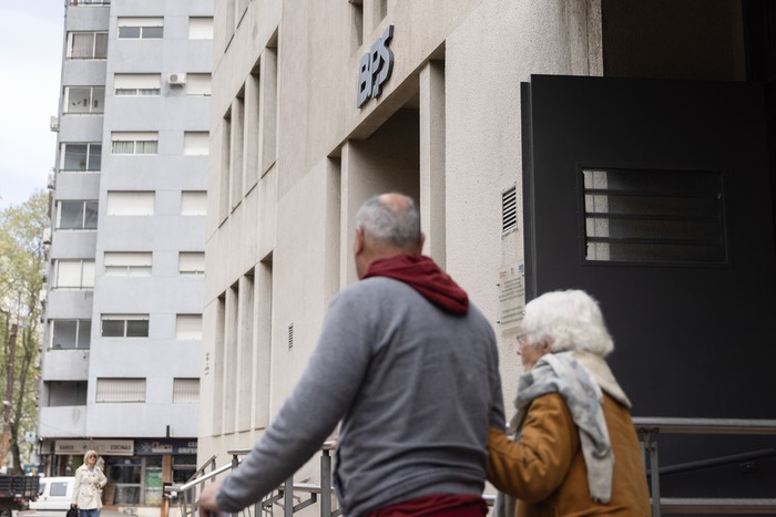 Banco de Previsión Social, en Montevideo (archivo, setiembre de 2024). · Foto: Ernesto Ryan