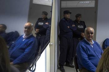 Gustavo Penadés, en el juzgado de la calle Juan Carlos Gómez. · Foto: Rodrigo Viera Amaral