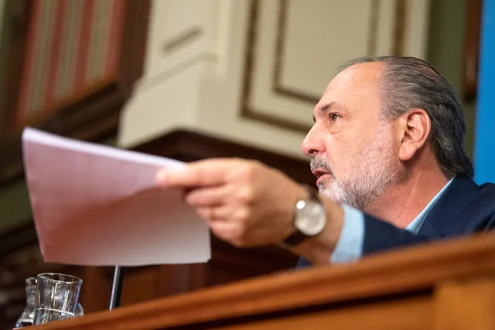 Jorge Gandini, en el Parlamento (Archivo, 2024) · Foto: Gianni Schiaffarino