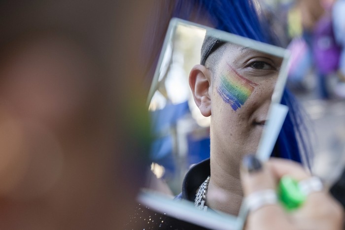 Marcha de la Diversidad, bajo la consigna "Hasta que los derechos sean hechos", el 27 de setiembre, en Montevideo. · Foto: Rodrigo Viera Amaral