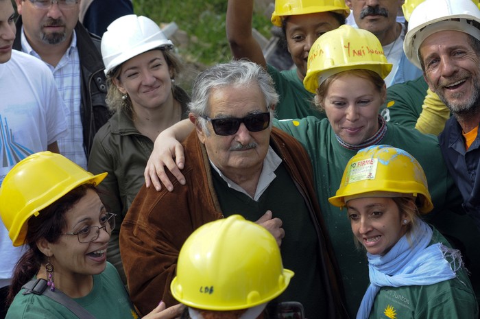 José Mujica en el Plan Juntos. · Foto: Sandro Pereyra