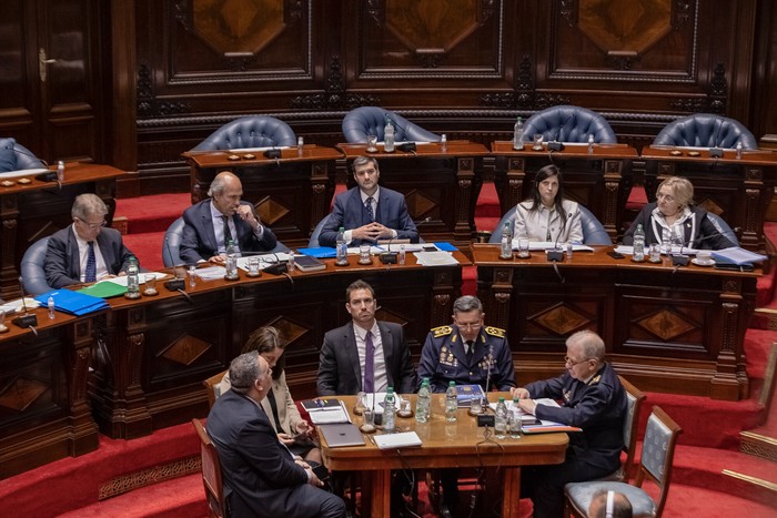 Interpelación a Nicolás Martinelli, el 7 de octubre, en la Cámara de Senadores. · Foto: Rodrigo Viera Amaral