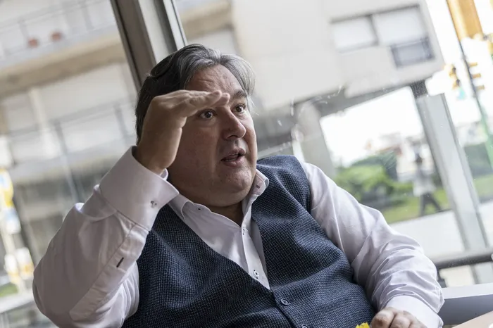 El presidente del Comité Olímpico Uruguayo, Fernando Ucha (archivo, octubre de 2024). · Foto: Ernesto Ryan