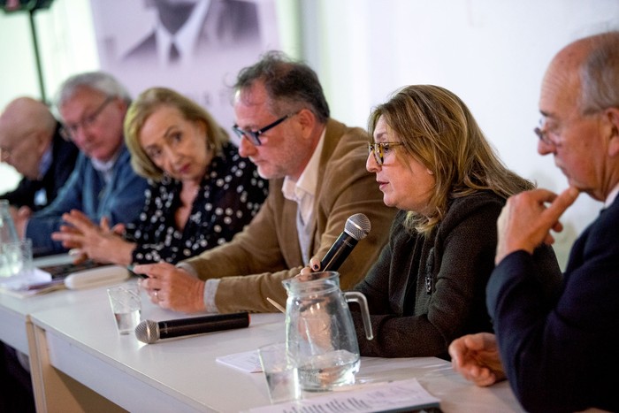 Conversatorio "¿Cómo fortalecer la rectoría del Sistema Nacional Integrado de Salud?". · Foto: Gianni Schiaffarino